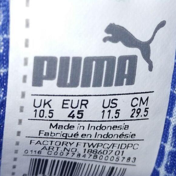 Puma Ignite Ultimate Power Cool Running Shoes Sneakers Men's Size 12.5 Blue‎ - Picture 8 of 8